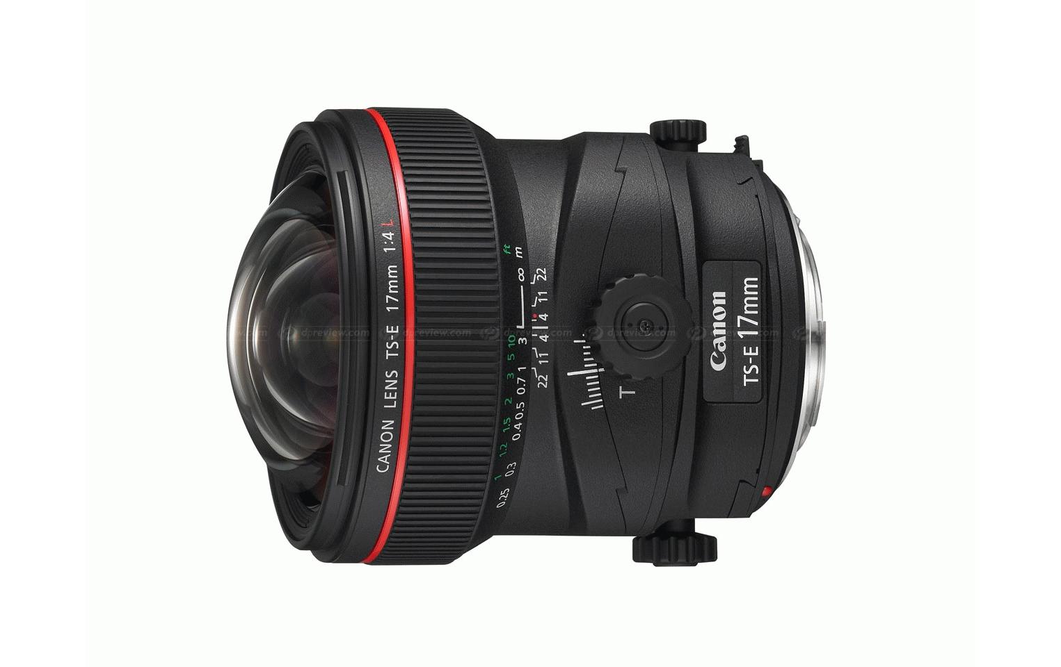 Festbrennweite TS-E 17mm F/4L – Canon EF<br>Festbrennweite mit minimierter Bildverzeichnung und exzellenter Abbildungsleistung