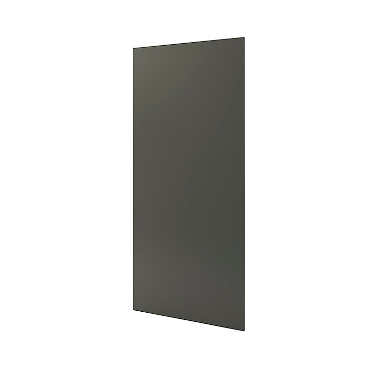 Panneau de finition îlot Goodhome Stevia/Garcinia anthracite brillant H. 89 cm x l. 200 cm x Ep. 18 mm