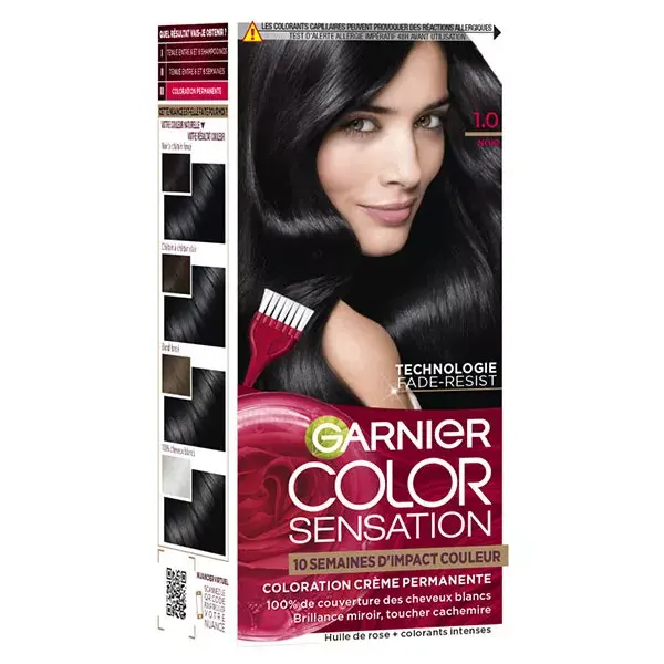 Garnier Color Sensation Coloração Permanente 1.0 Preto