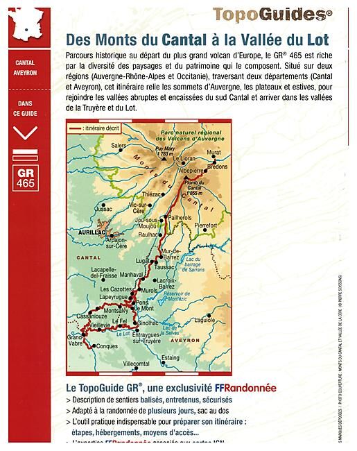 FFRP - 465 MTS DU CANTAL A LA VALLEE DU LOT FFRP