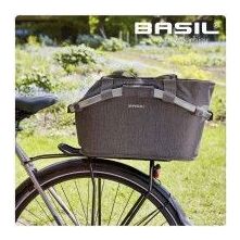 BASIL Panier À Vélo 2Day Carry All Mik 22 Litres 50 X 28 X 26 Cm - Gris
