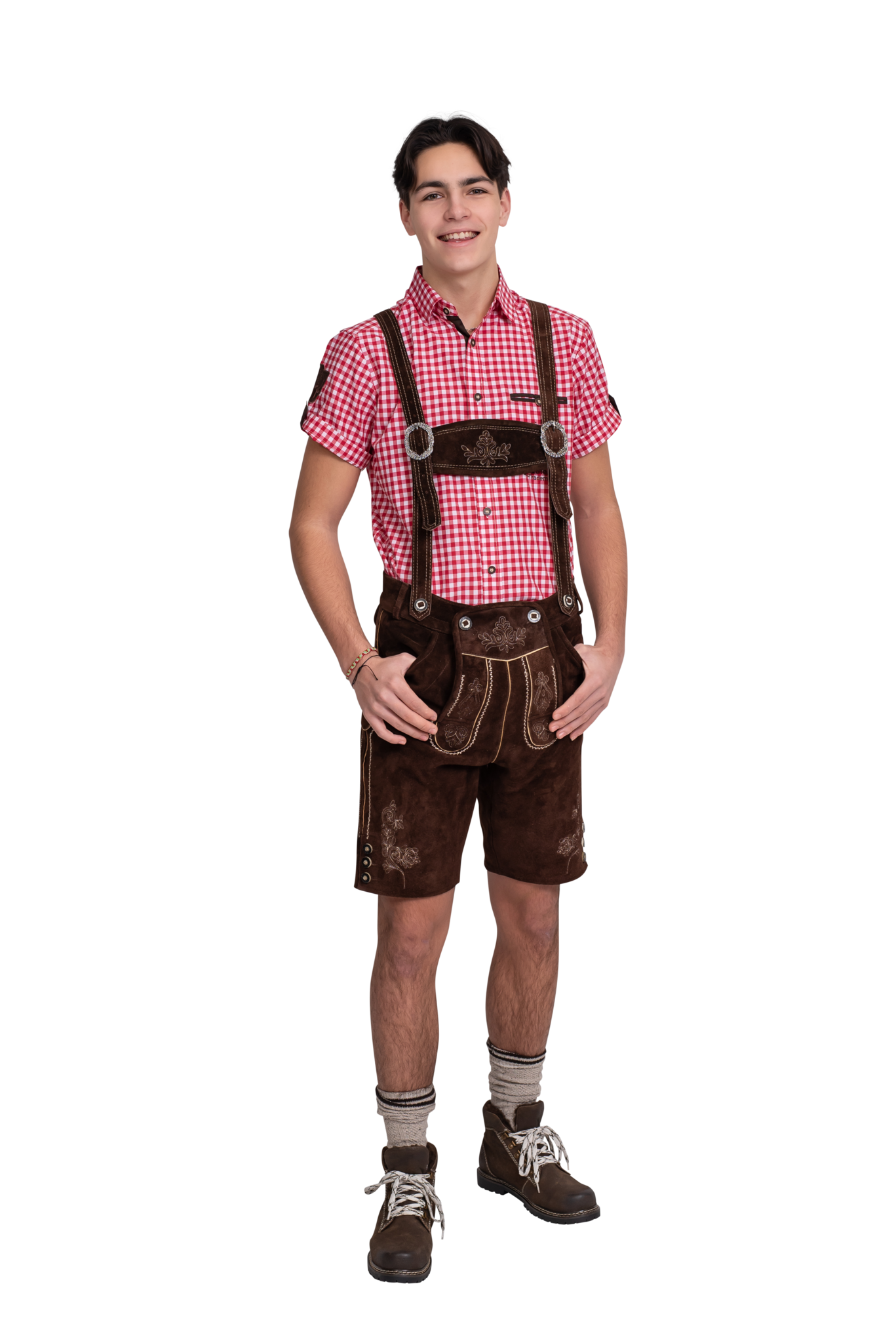 Lederhose Bruin Heren Kort