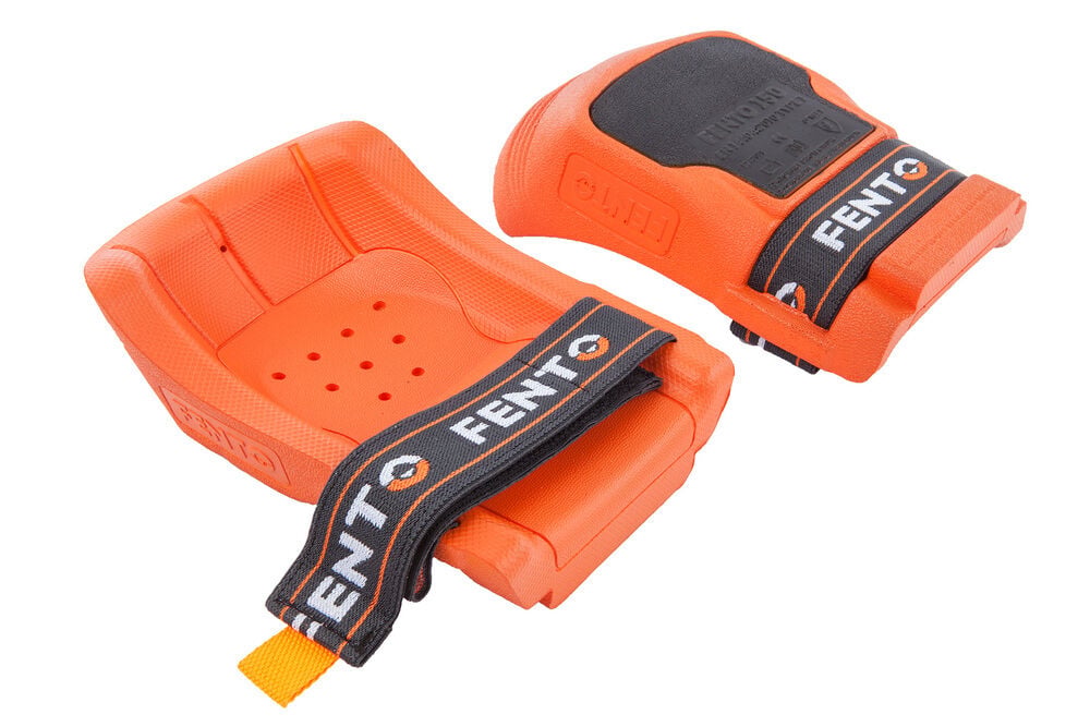 FENTO Home 150 - Kniebeschermers - Oranje/Zwart - 1 maat