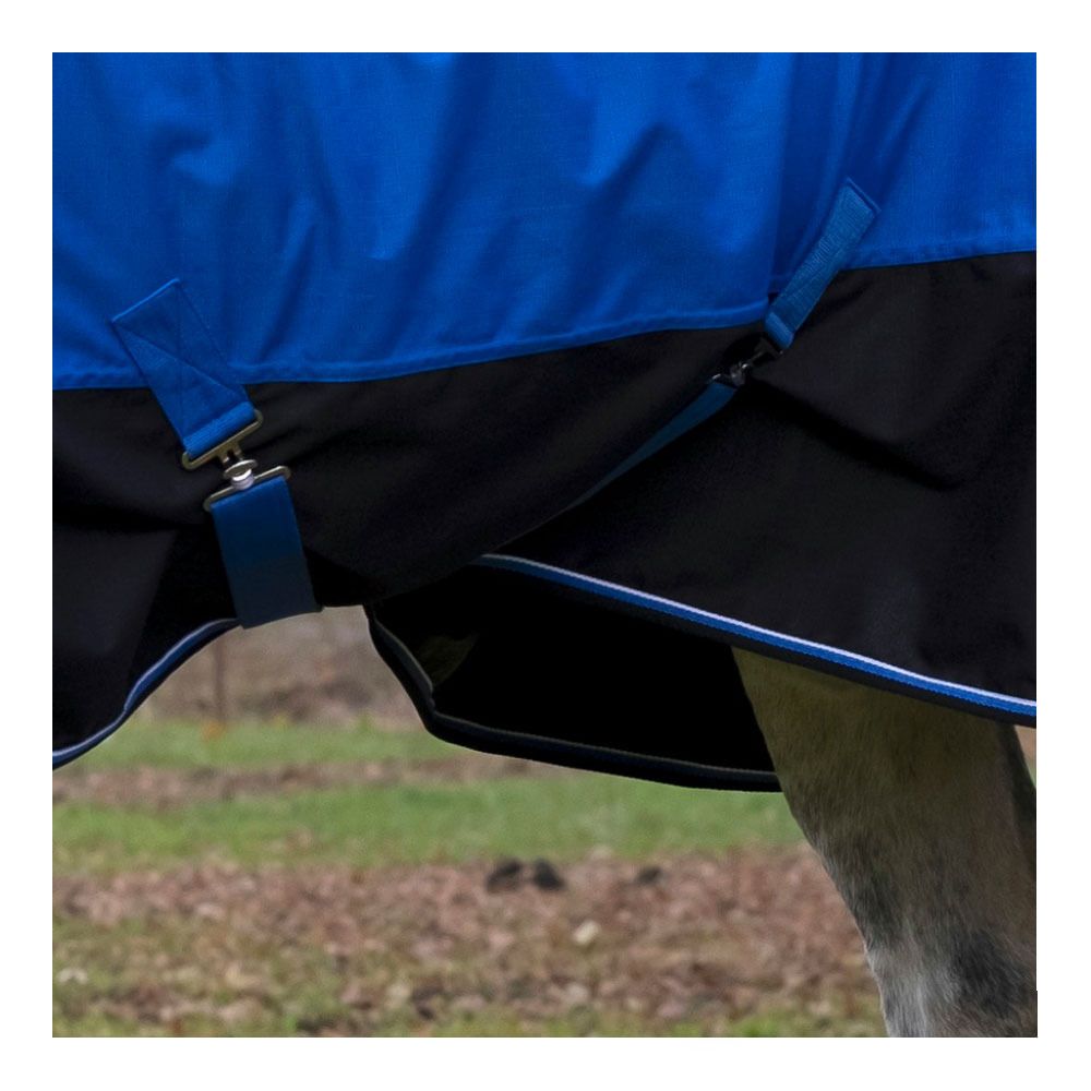 Equitheme TYREX 1200D AISANCE 150G - Couverture de paddock bleu/nr