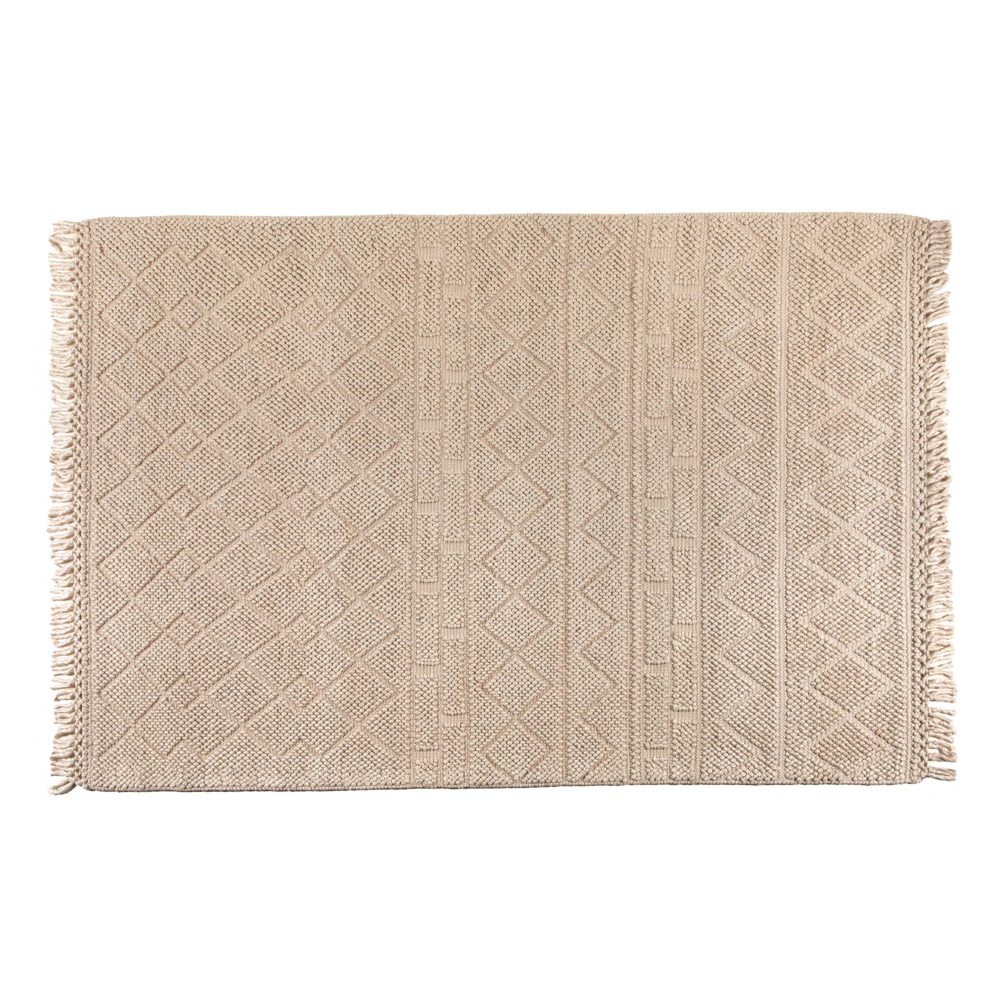 Tapis soan outdoor neige 120 x 170 cm