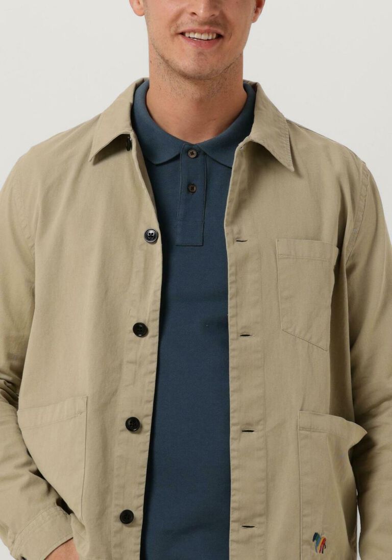 PS PAUL SMITH beige ps paul smith jack mens jacket bs zebra