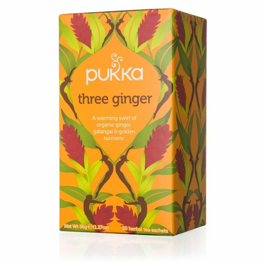 3x Pukka Thee Three Ginger20 stuks