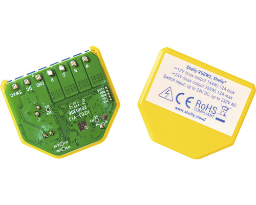 Shelly RGBW2 Lamp Control Unit WiFi Smart Flush Mount