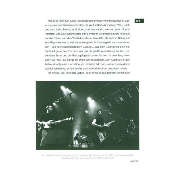 btb Verlag Lou Reed Art of the Straight