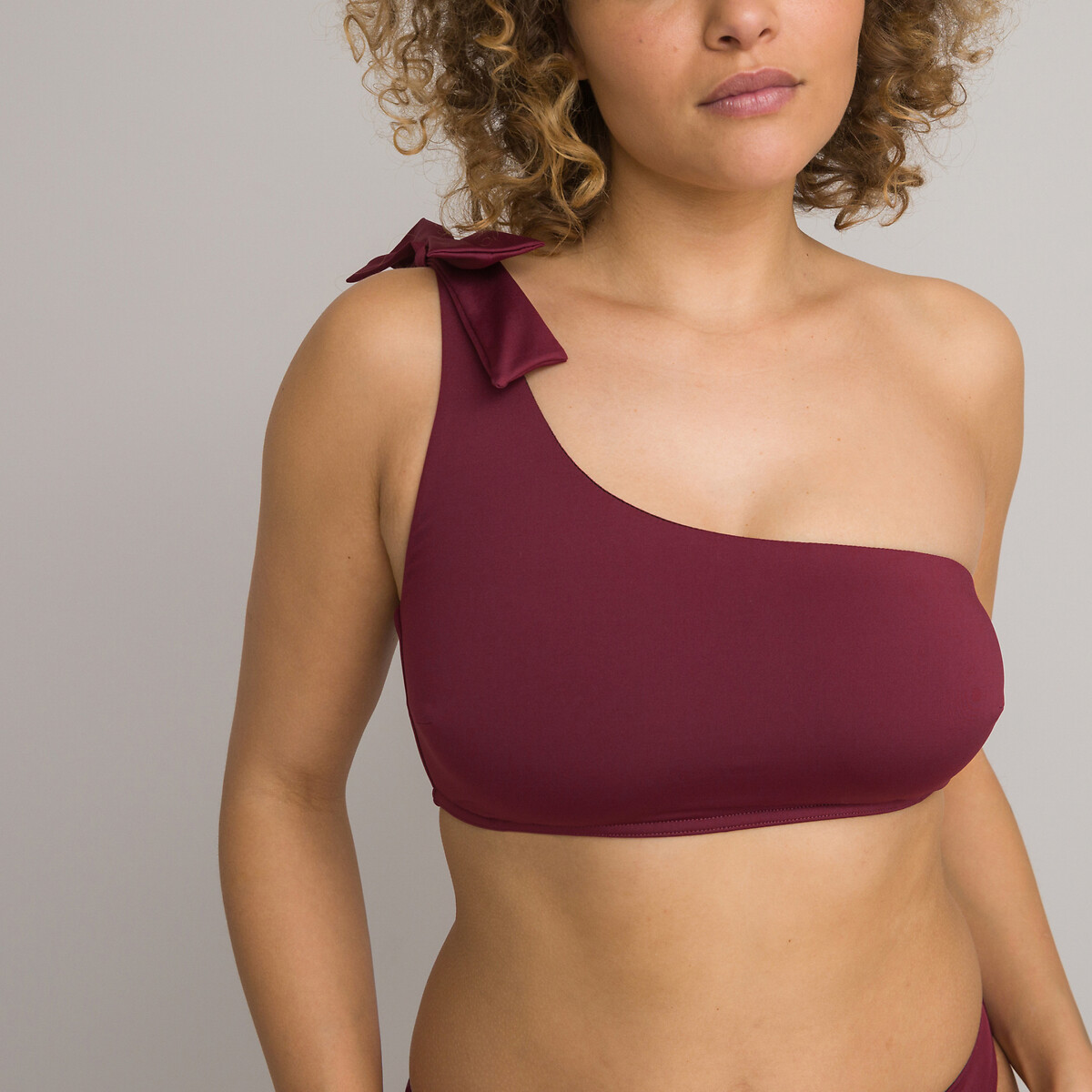 COLEÇÕES LA REDOUTE<br>Sutiã bustiê estilo biquíni em poliéster reciclado
