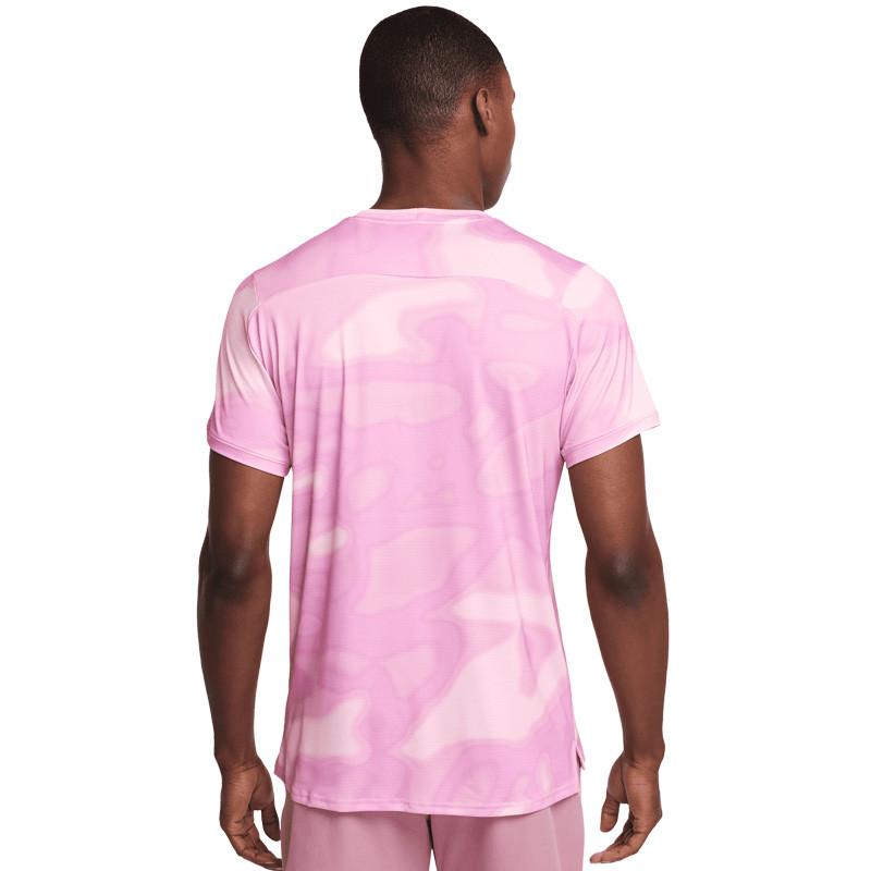 Tee-shirt de tennis Nike Court Dri-Fit Advantage rose