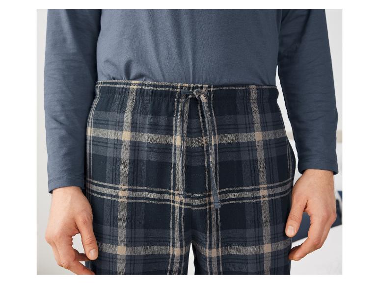 Heren flanellen pyjama