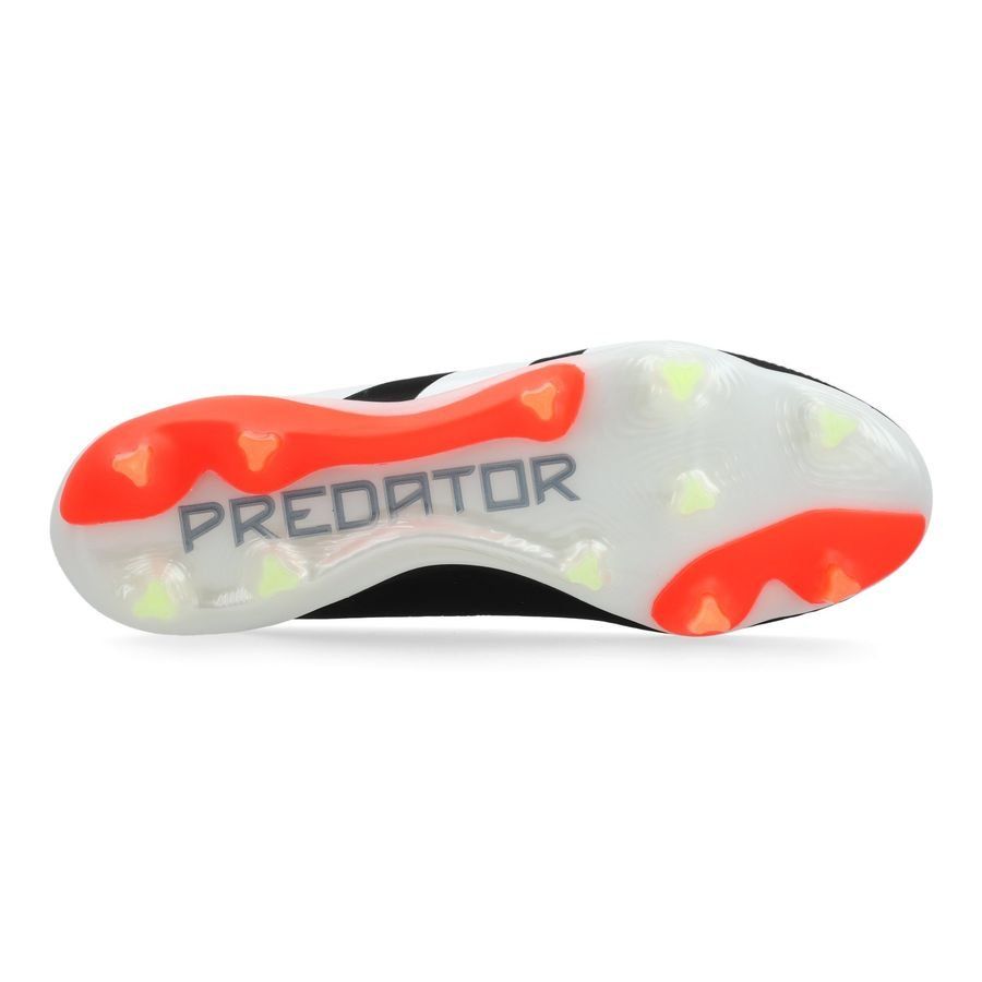 adidas Predator Elite FG Solar Energy - Noir/Blanc/Rouge