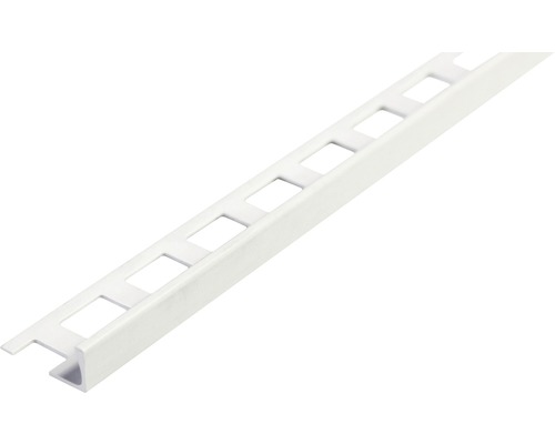 Hoekprofiel voor industriële tegelafwerking, verpakking van 10, wit, 10 mm, 300 cm