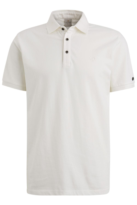 Cast Iron witte heren polo