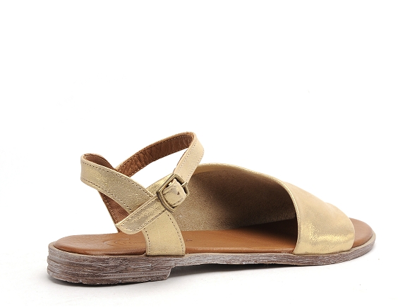 Lune et l autre nu pieds plats femme sandra or