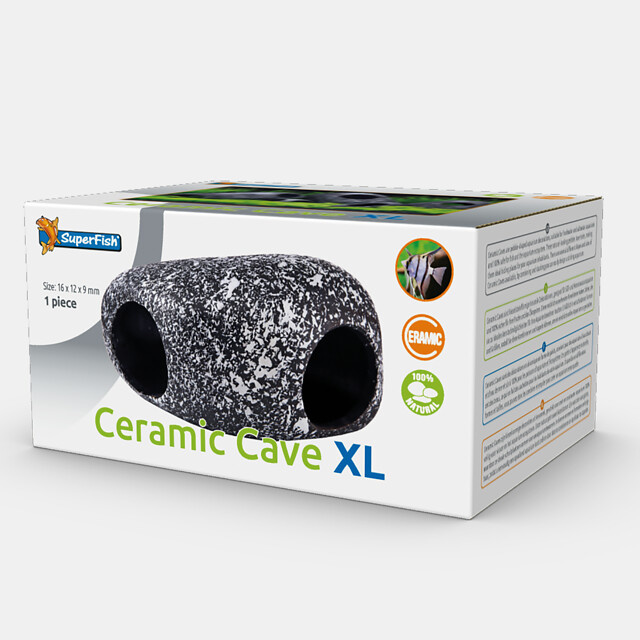 Superfish Ceramic Cave XL | Aquariumdecoratie