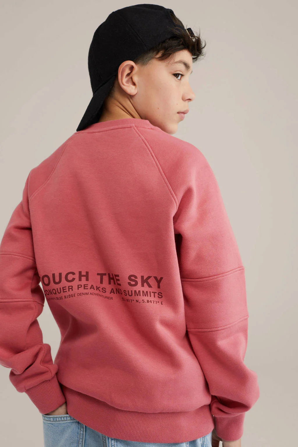 WE Fashion Blue Ridge sweater roze