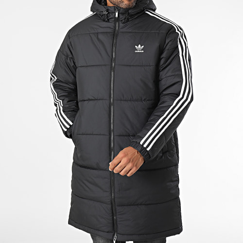 Doudoune Capuche Longue Adicol Long HZ0684 Noir