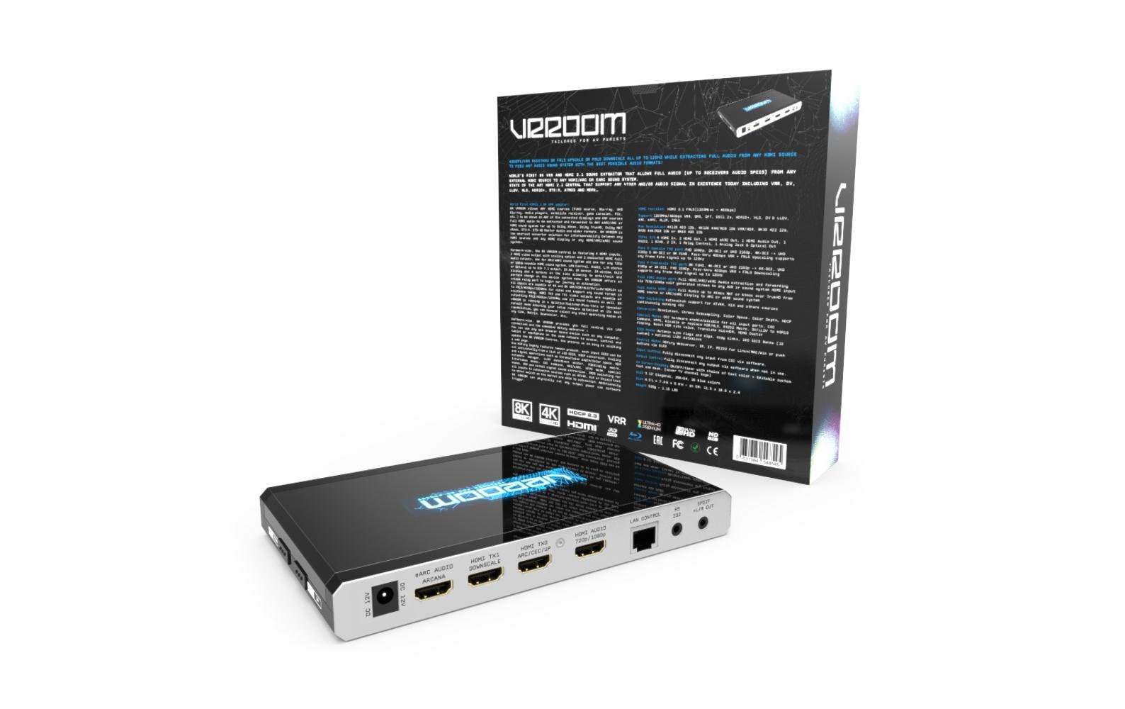 Matrix Switcher VRROOM 8K HDMI<br>HDFury 8K VRROOM 40Gbps