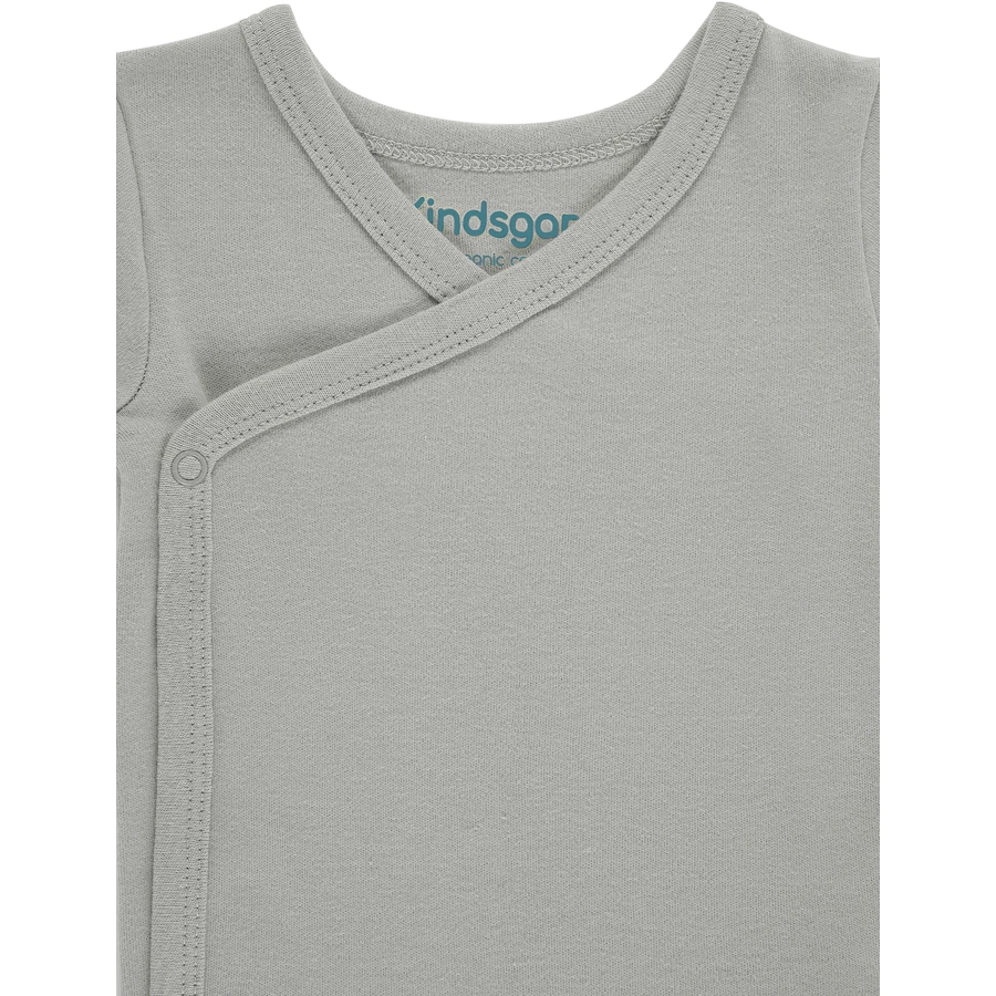 kindsgard Wickelbody trunder 3er-Pack langarm grau