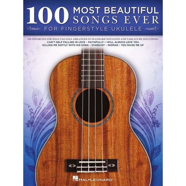 Hal Leonard 100 Most Beautiful Songs Ukulele