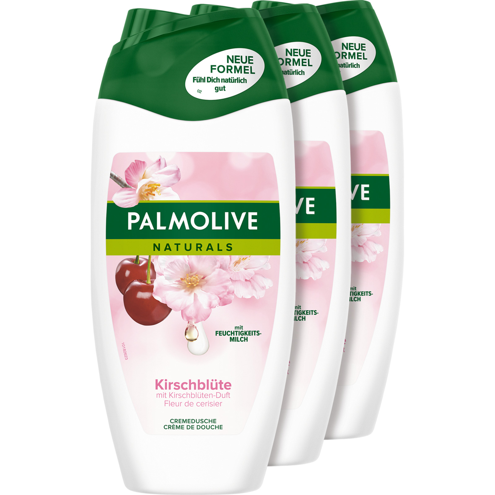 Palmolive Naturals Cremedusche Kirschblüte 3 x 250 ml