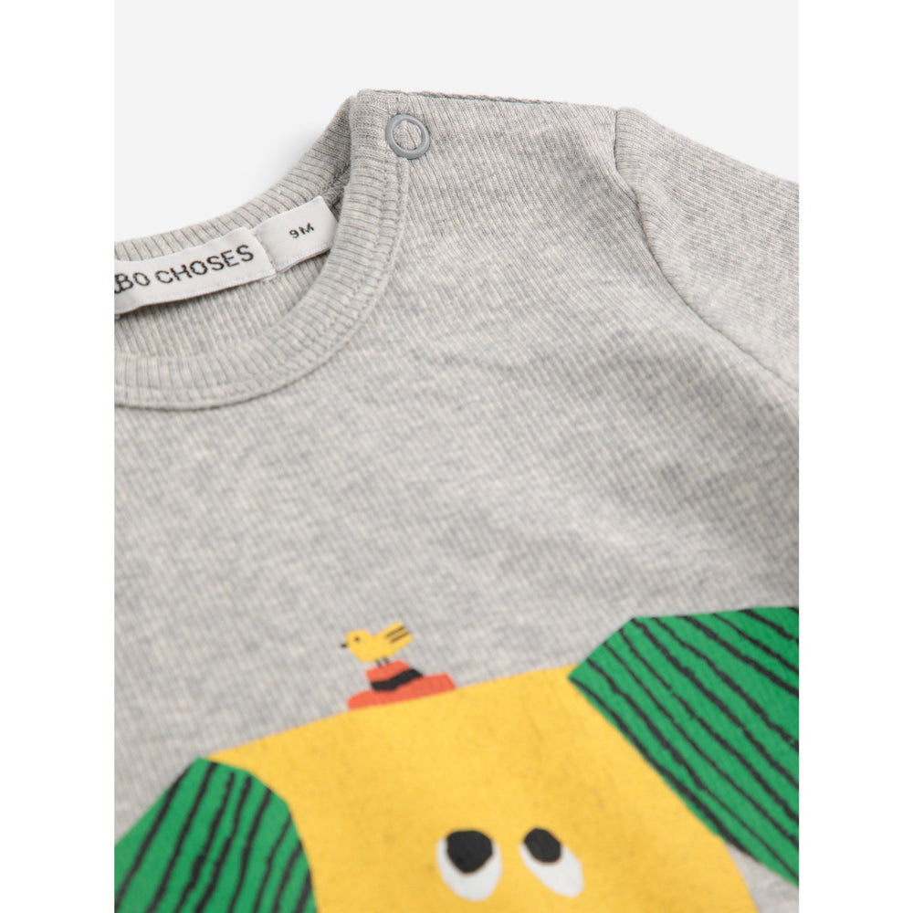 Køb Bobo Choses Heather Grey Happy Dog Body