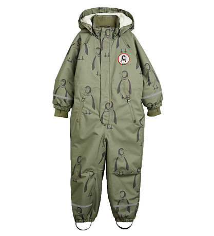 Mini Rodini Flyverdragt - Penguin -  Grøn