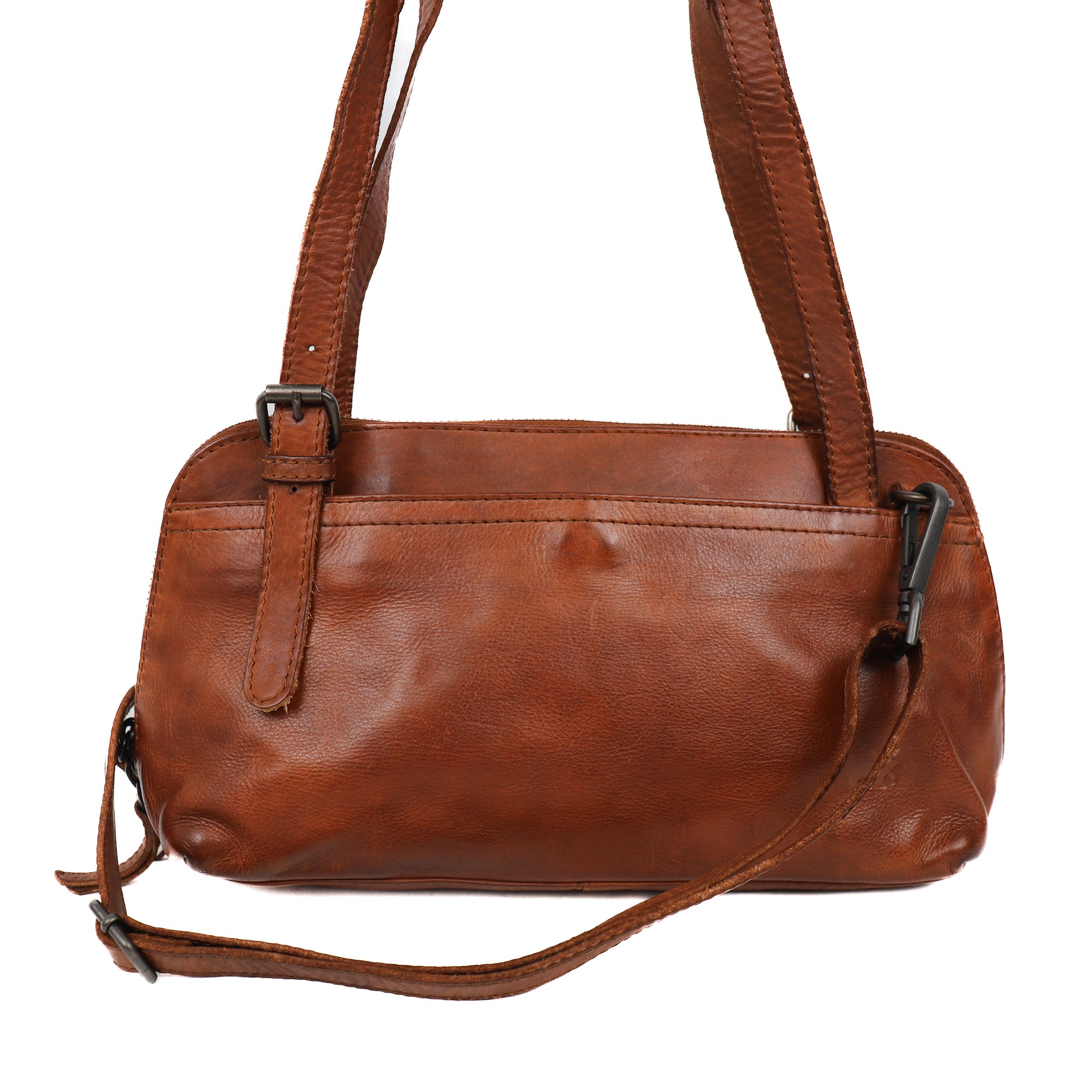 Hand-/schoudertasje 'Daphne' cognac Cognac