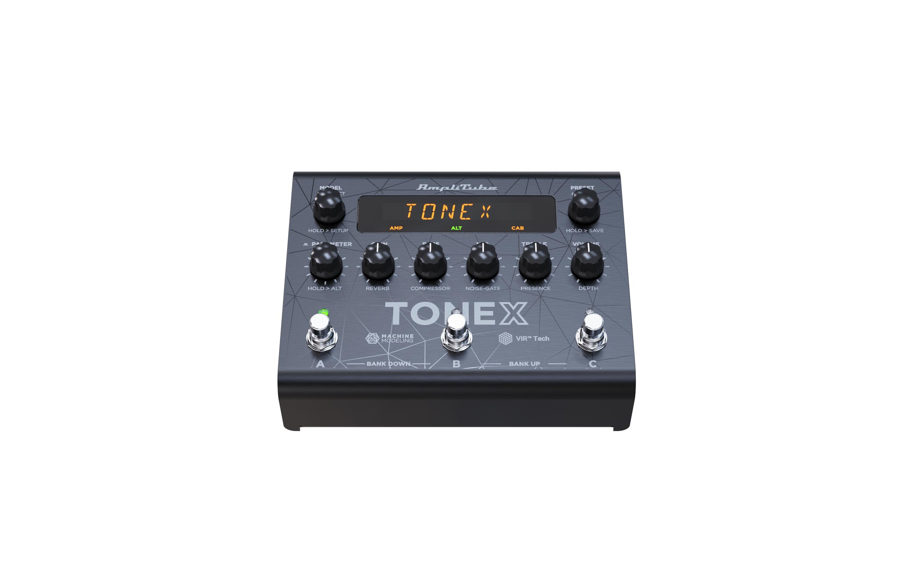 Pedal ToneX<br>KI-maschinenmodellierte Töne live auf der Bühne