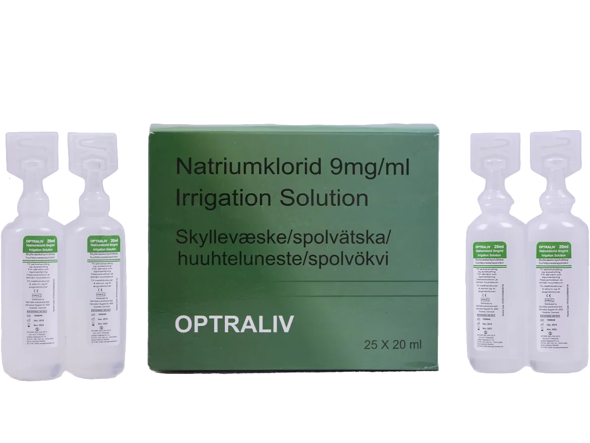 Optraliv øjenskyl 25 x 20 ml