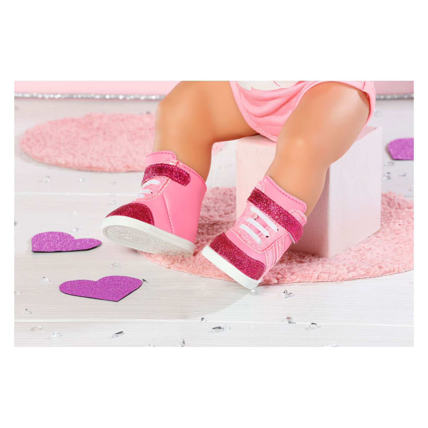 BABY born Sneakers Roze, 43cm