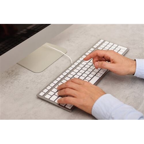 Clavier Cherry KC 6000C FOR MAC - Clavier design ultra-plat avec disposition Mac et port USB-C