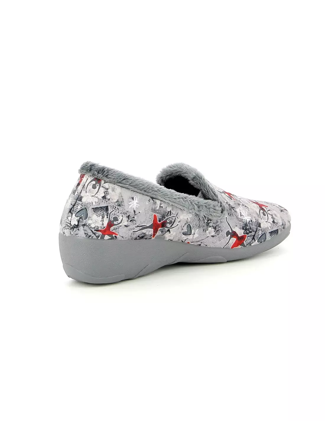 LA MAISON DE L ESPADRILLE LAMINE 6945 5 - Pantoufles & chaussons Gris