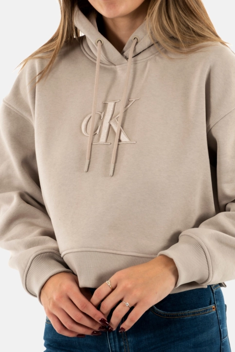 Sweat calvin klein jeans raised embroidery ck pan atmosphere