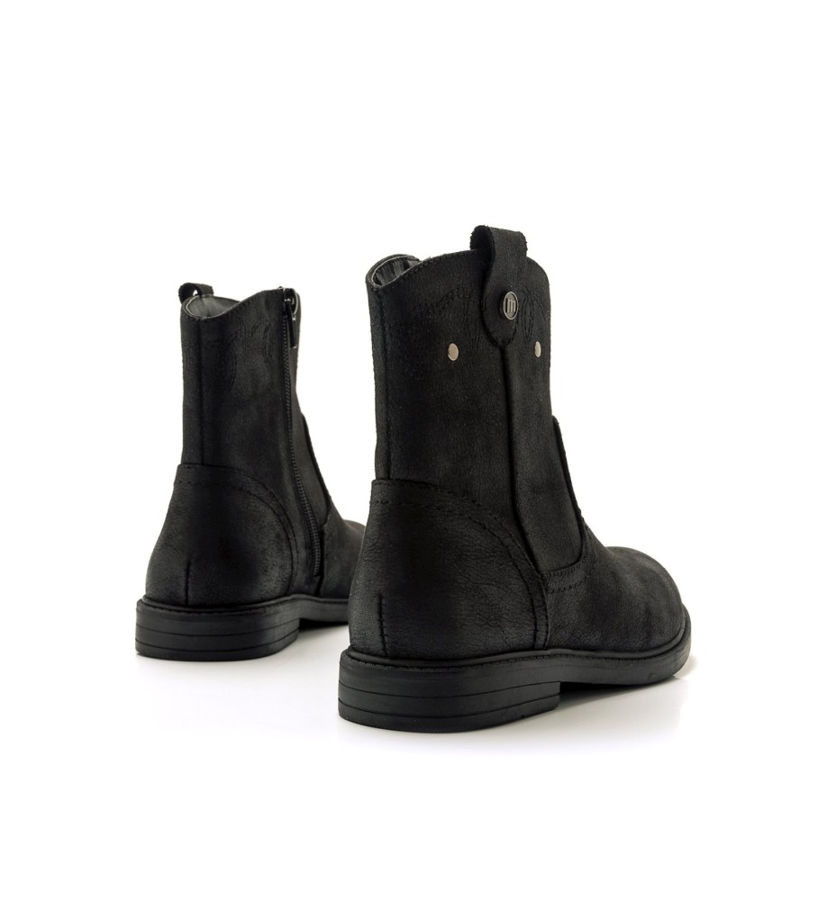 Botas Mustang Venus infantis pretas