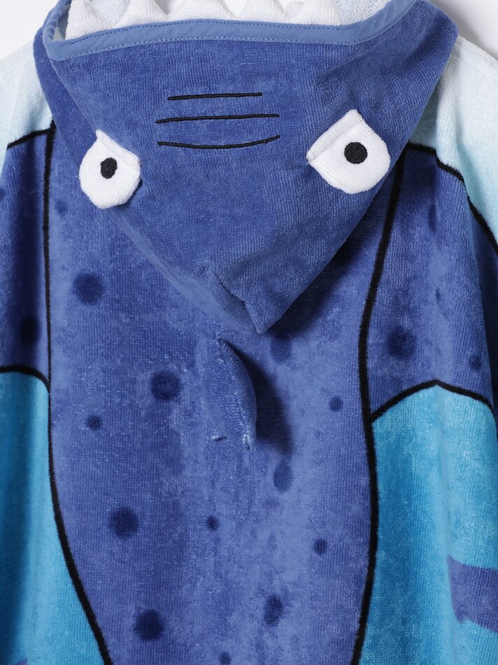 Poncho Toalha com Estampa de Tubarão - Várias Cores