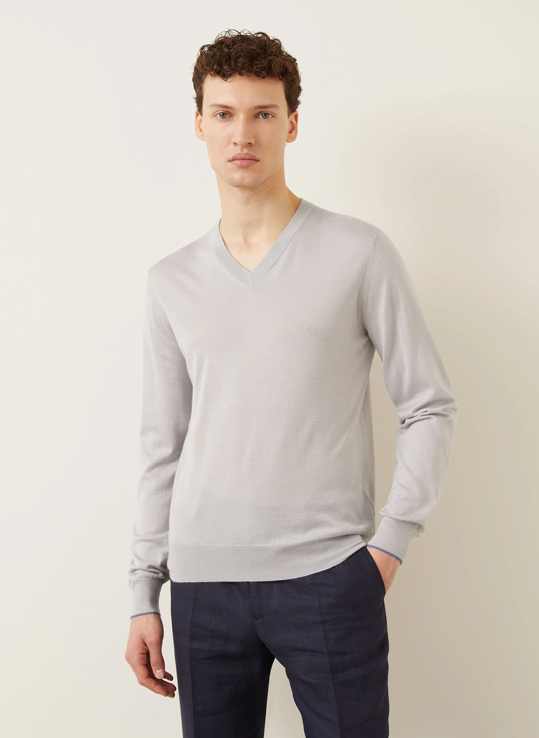 FIORONI Cashmere-Pullover mit Seide