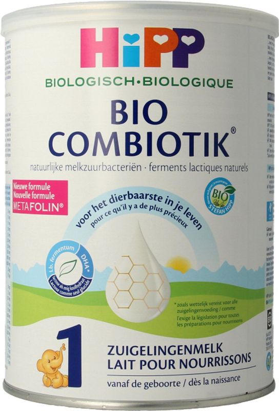 HIPP - Combiotik Zuigelingenmelk Bio - 1 L - Magere Melk - Natuurlijke Ingrediënten