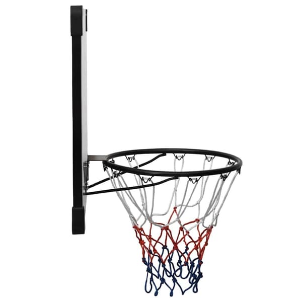 vidaXL Basketballplate gjennomsiktig 90x60x2,5 cm polyeten