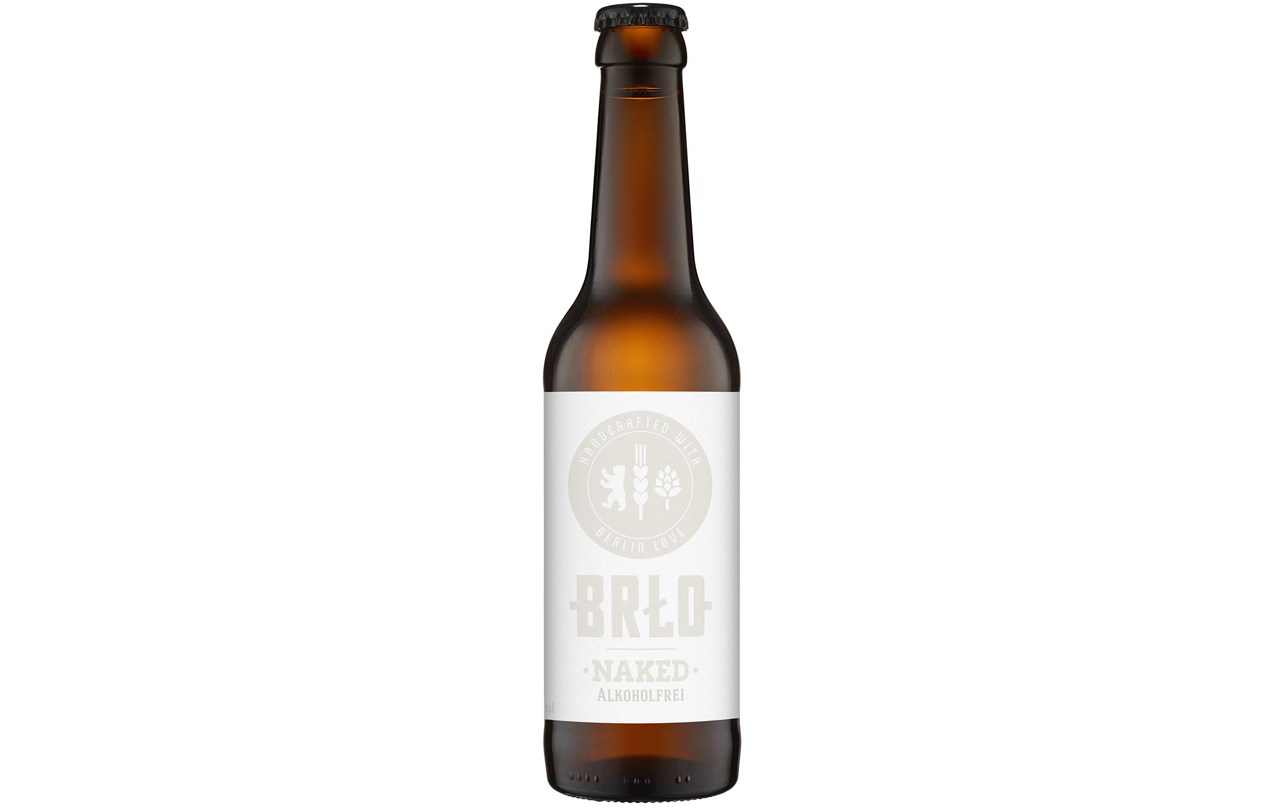 Bier Naked alkoholfrei 0.33 lHelles Lagerbier ohne Alkohol