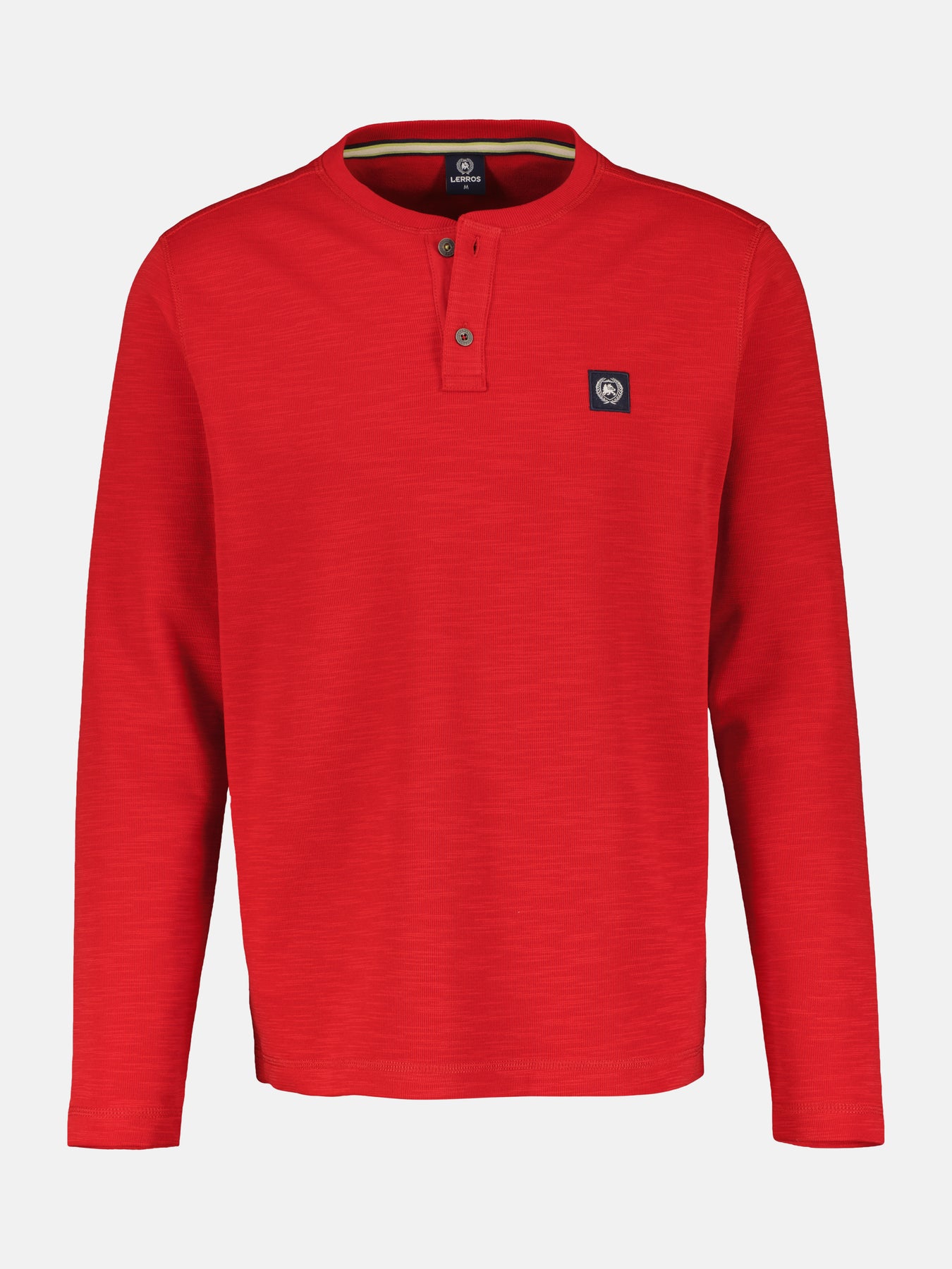 Serafino-Langarmshirt für Herren in Übergrößen
