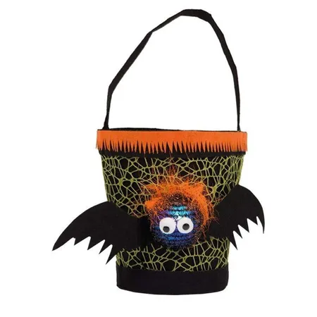 Rubies Trick or Treat Eimerchen Fledermaus LED, aus Filz
