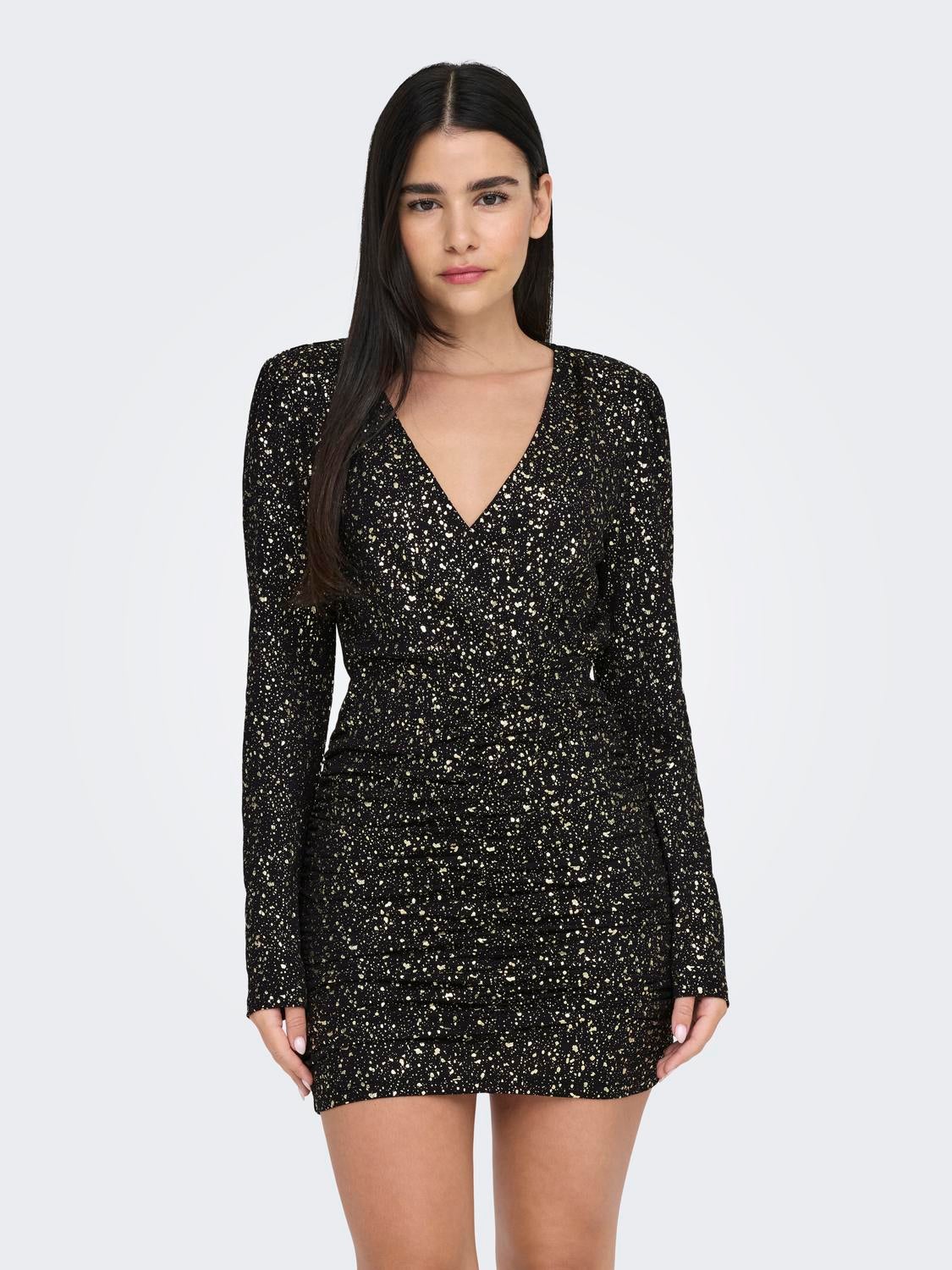 ONLNEW Kurzes Kleid Black