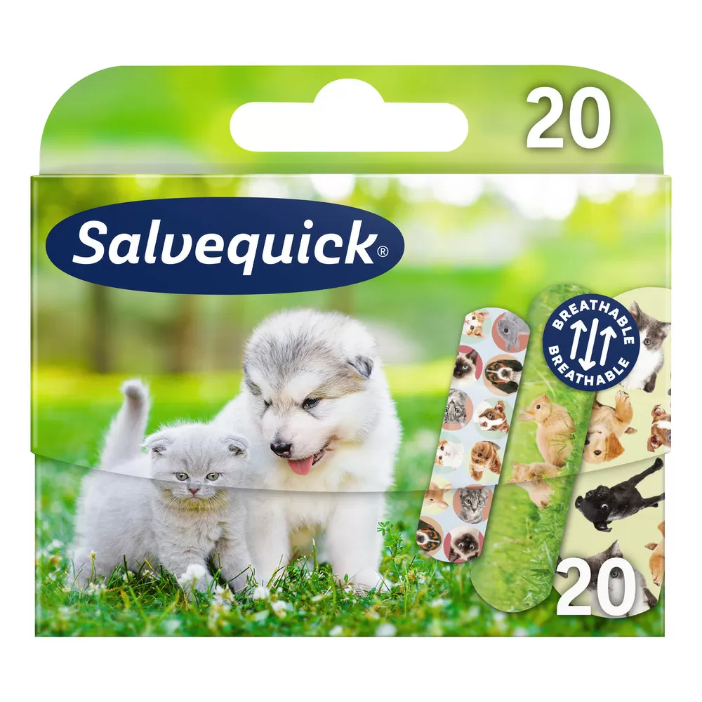 Salvequick Animal Planet Plaster - 20 stk.