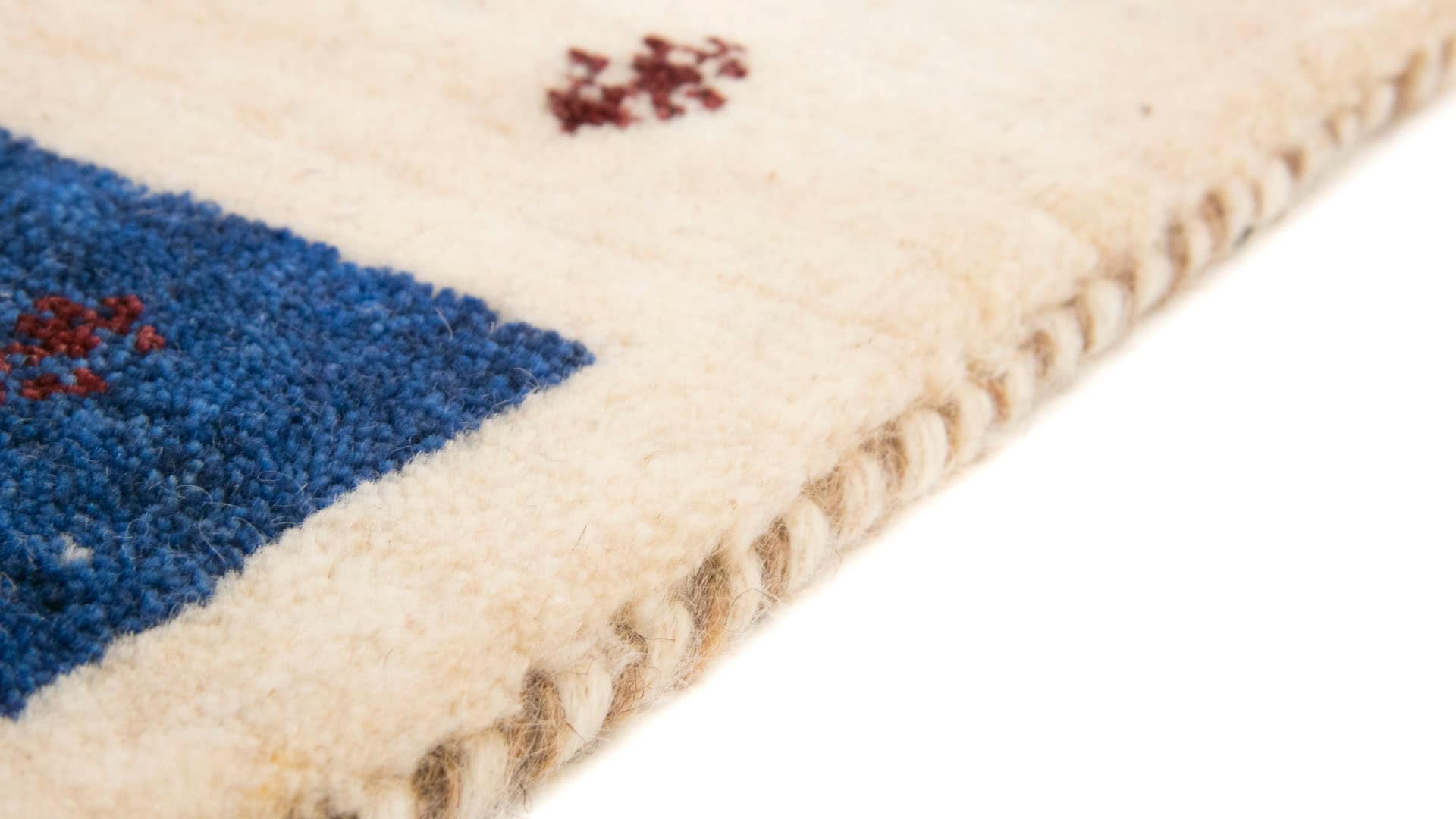 carpetfine Wollteppich »Gabbeh Soni« rechteckig 15 mm Höhe reine Wolle, sehr weicher Flor, Wohnzimmer