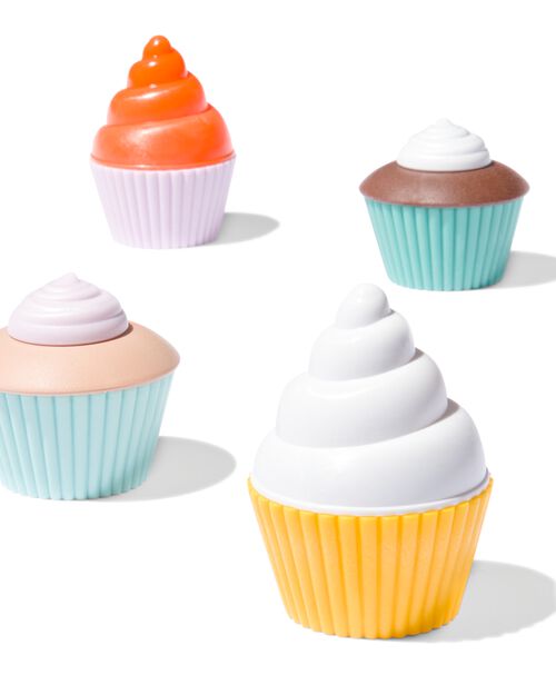 lot cupcakes bioplastique