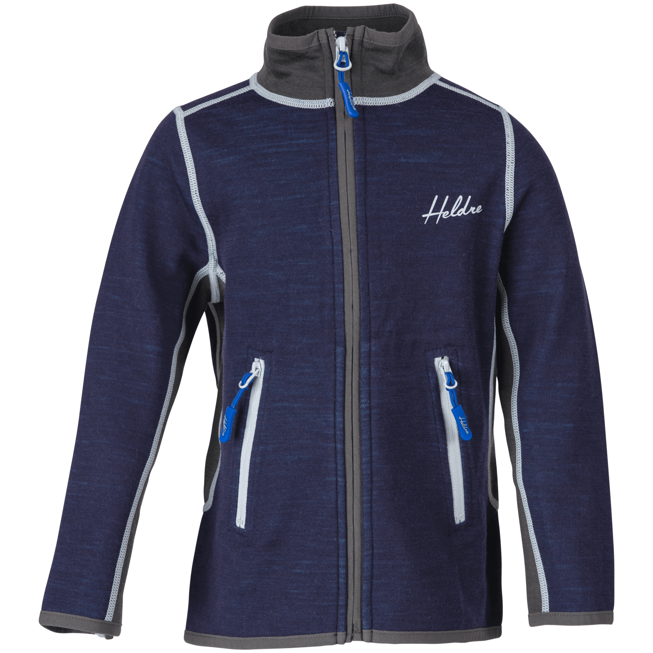 Heldre Reverso 2-lags ull jakke kids - Mellomlag