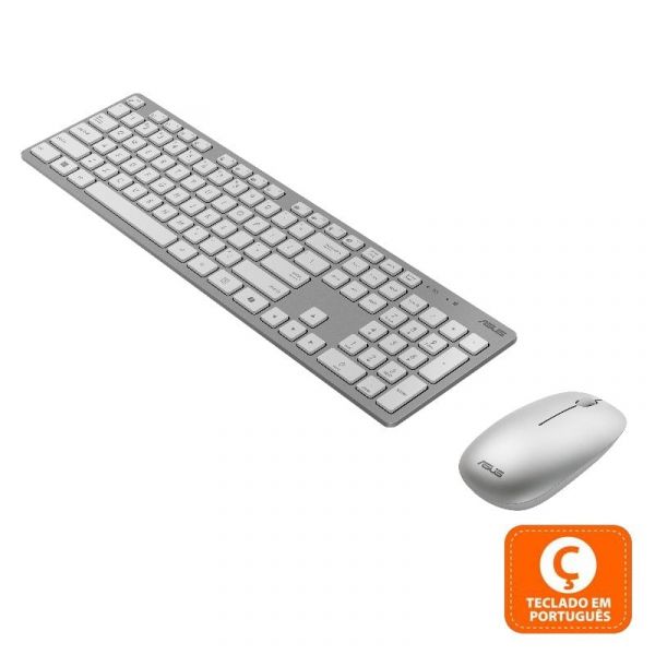 Teclado Asus   Rato W5000 Sem Fios com Layout CoPilot Branco